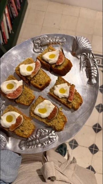 Tostadas con higo